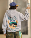 hot hoodie grey melange